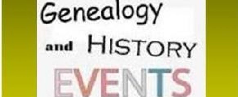 Irish genealogy, history and heritage events, 30 May to 12 June