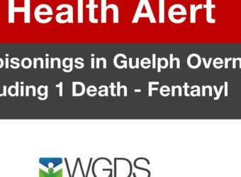 Five drug poisonings and one death reported overnight in Guelph