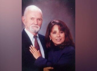 Authorities identified the Maidenwater victim, whose body was found in southern Utah off state Route 276 about 40 miles north of Lake Powell near Maidenwater Spring in 1998, as Lina Reyes-Geddes, of Ohio, in 2018. On Friday, police announced they have identified her killer as her husband Edward Geddes, pictured with her, who is now deceased.